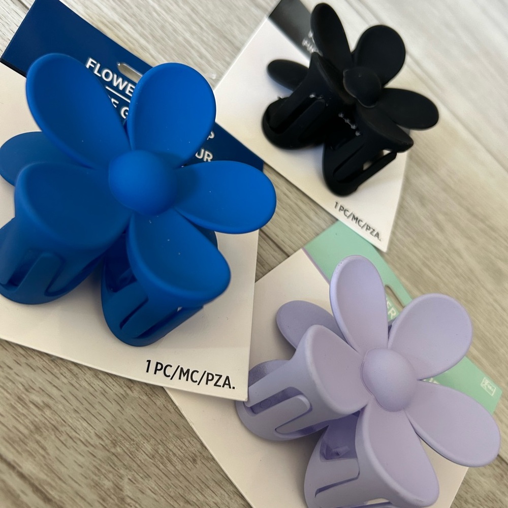 Floral Hair Clips